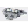Andova Tiles SAMPLE Grandio 2 x 2 Beveled Glass Arabesque Tile SAM-ANDGRA409